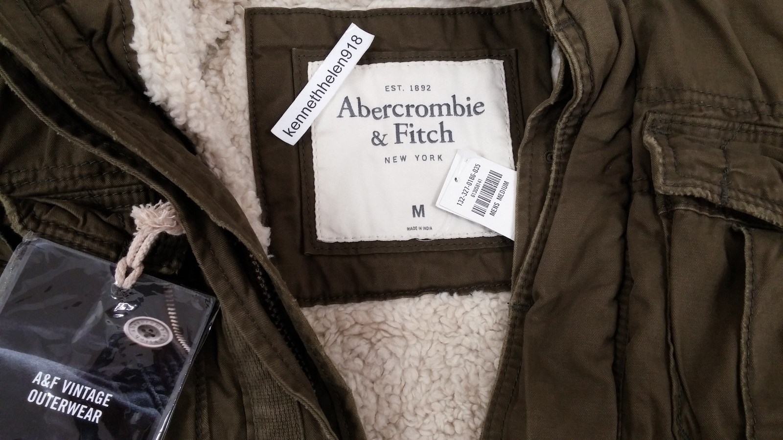 abercrombie and fitch sherpa jacket